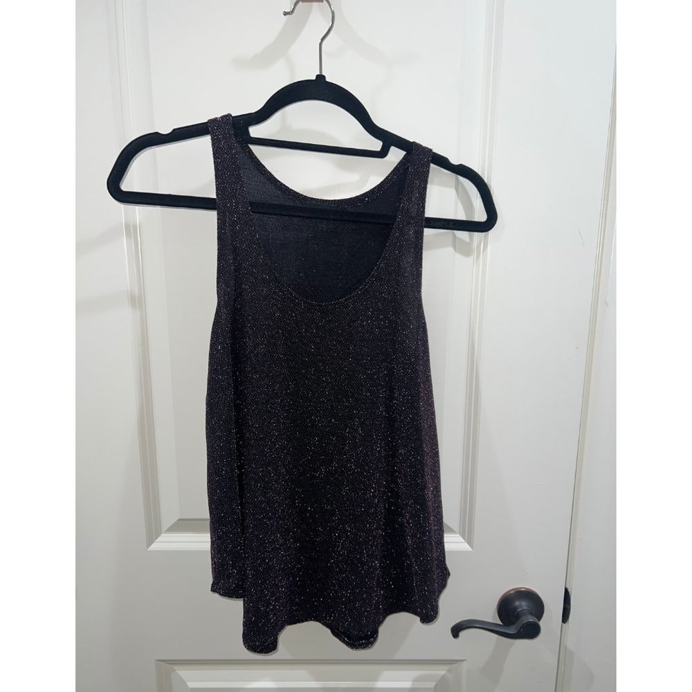 Purple Glitter Tank